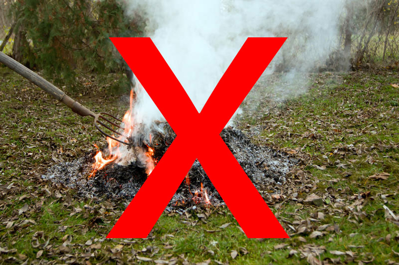 Tilos a kerti hulladék égetése Vácon