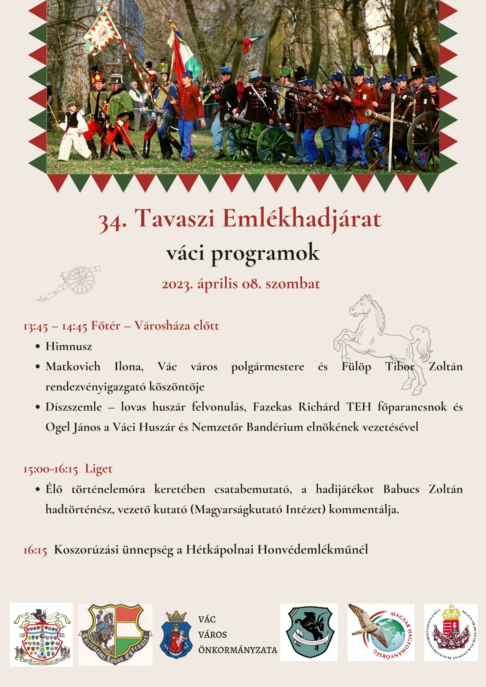 A Tavaszi Hadjáratot felelevenítő idei váci program