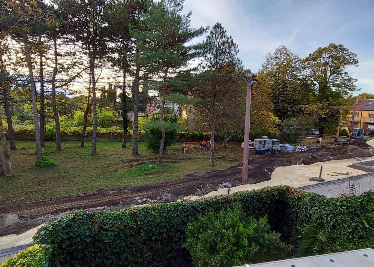 Épül a Párta utcai parkoló (képgaléria)