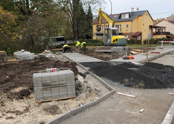 Épül a Párta utcai parkoló (képgaléria)