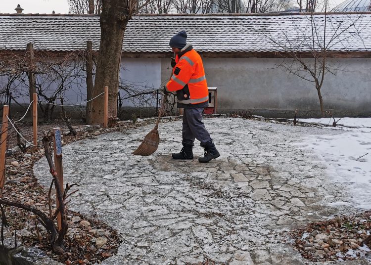 Tovább folytatta a lombtakarítást városszerte a Váci Városfejlesztő