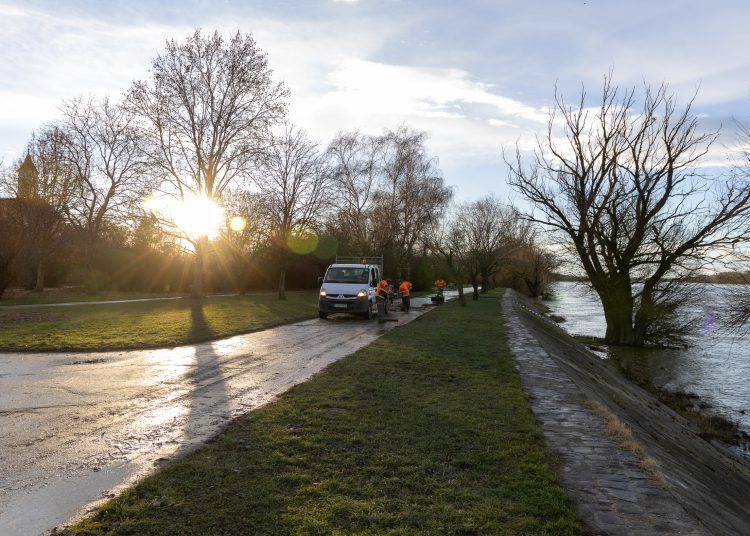 Az árvíznek csak a nyoma maradt Vácon (képgaléria)
