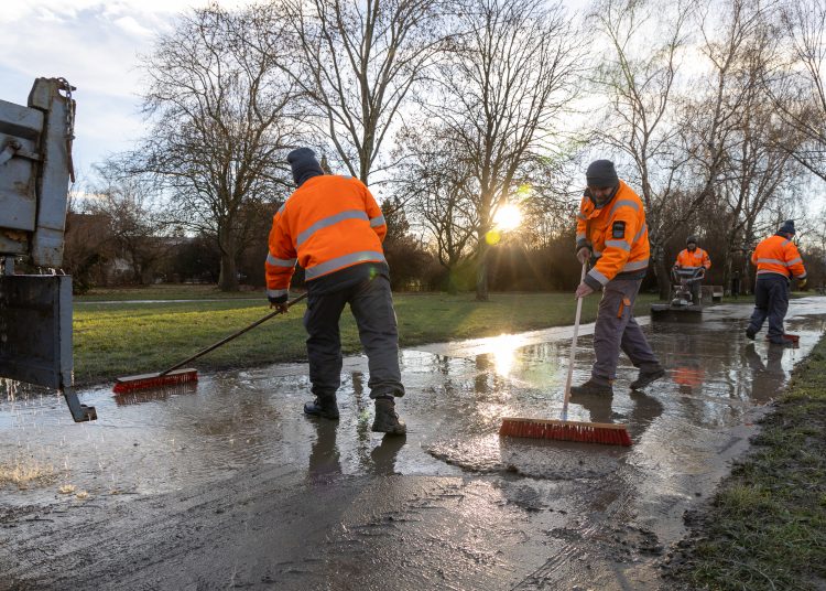 Az árvíznek csak a nyoma maradt Vácon (képgaléria)