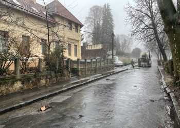 Csatornatisztítás az Ady Endre sétányon