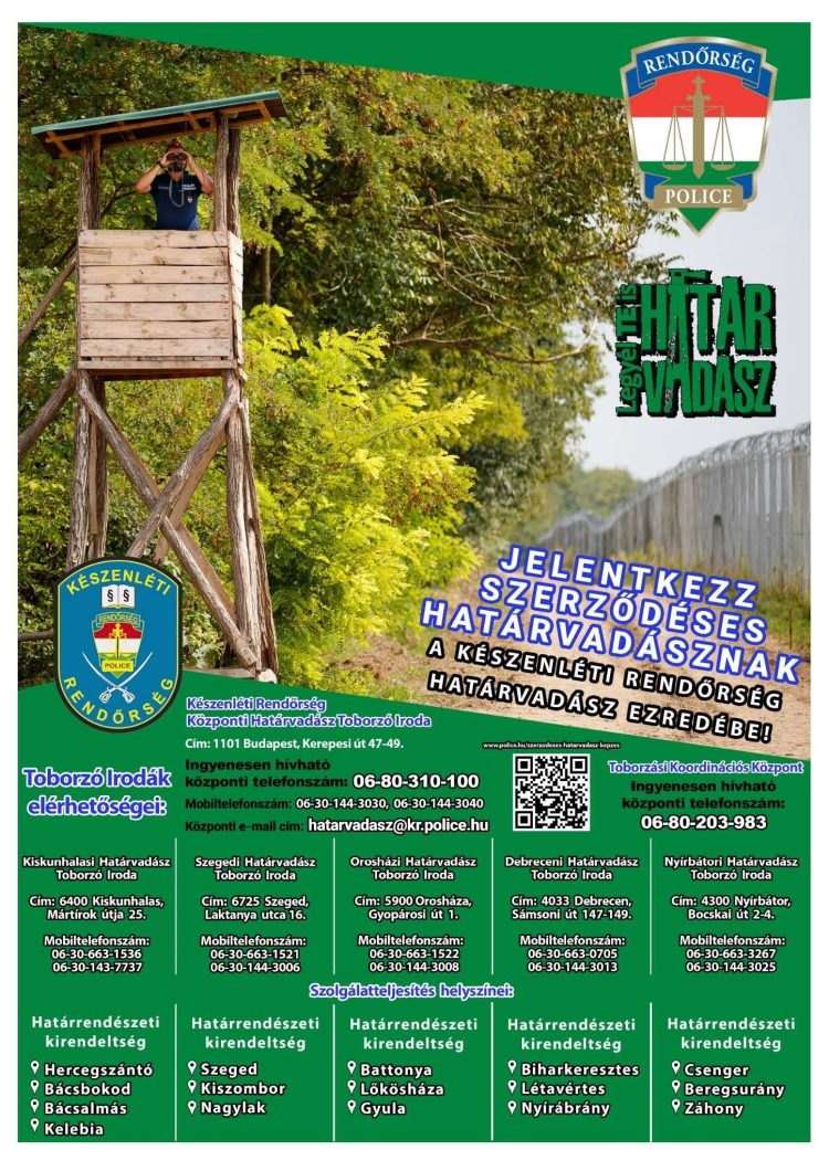 Határvadászképzés indul