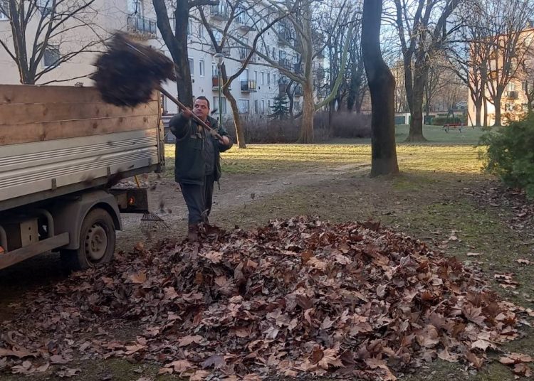 Galéria: elkezdte a tavaszi takarítást a Városfejlesztő