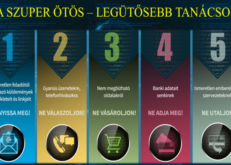 Az internetes csalások veszélyeire hívja fel a figyelmet a rendőrség