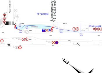 Burkolathelyreállítás miatt kérik a parkolás mellőzését