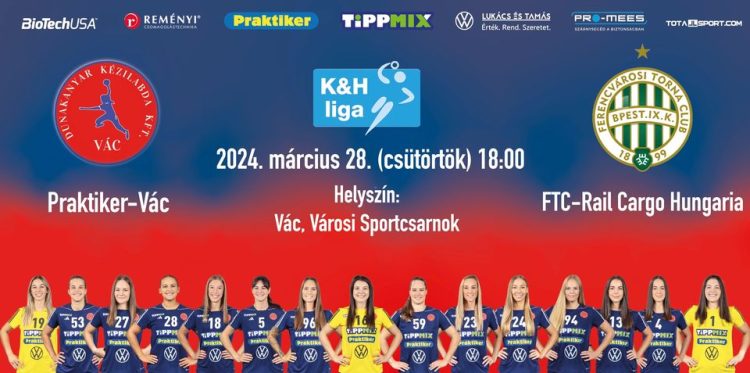 A K&H Női Kézilabda Liga 18. fordulója lesz húsvét előtt a sportcsarnokban