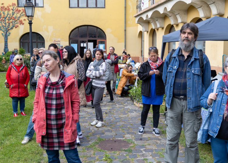 A mi sokszínű kertünk; érdekességekkel várta a látogatókat a Pannónia Ház udvara