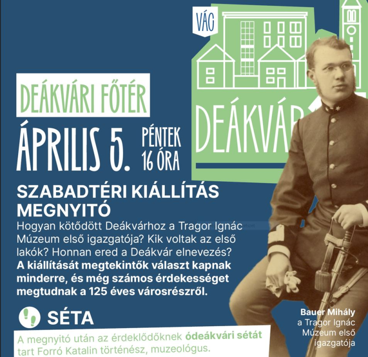 Szabadtérikiállítás-megnyitó a Deákvári főtéren