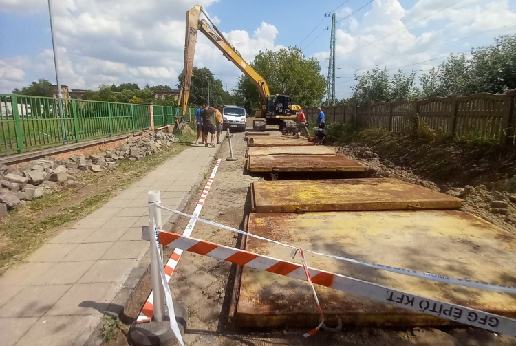 Rendbehozzák az Ambró F. utcai útsüllyedést