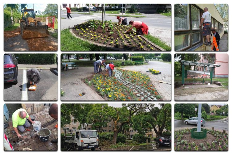 A Váci Városfejlesztő Kft. múlt heti munkái egy helyen