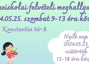 Zeneiskolai felvételi meghallgatás lesz szombaton