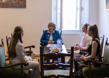 A diákpolgármestert és helyetteseit fogadta irodájában Matkovich Ilona