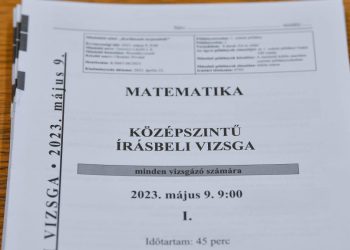 Matematikával folytatódott az írásbeli érettségi