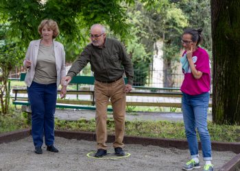 Petanque-pálya a váciaknak