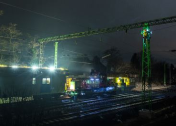 Éjszakai zajjal járó munkavégzés a vasútvonalakon