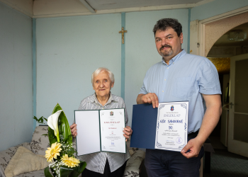 Szeretettel köszöntjük a szépkorú Gőz Sándornét