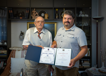 Tisztelettel köszöntjük a szépkorú Balogh Sándort