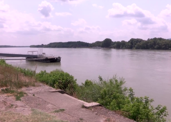 Első kenus szemétszedés a váci Dunán