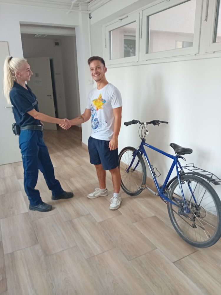 Gyorsan megkerült a lopott kerékpár