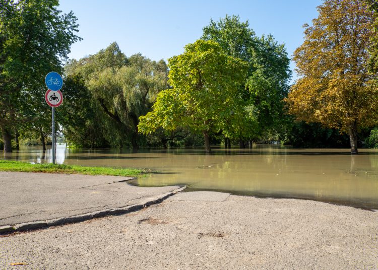 Fotógaléria: a Duna elérte a 7 métert, de a gát elkészült