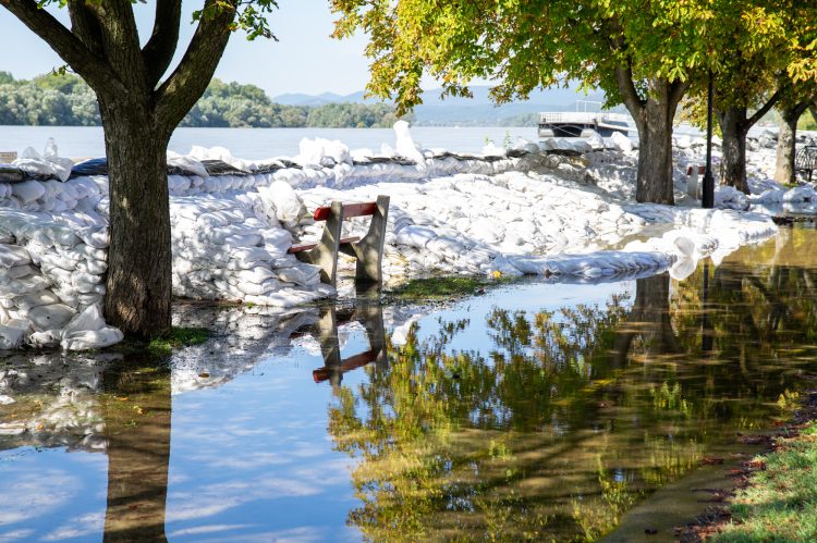 Galéria: látványos képeken az áradó Duna és a védekezés