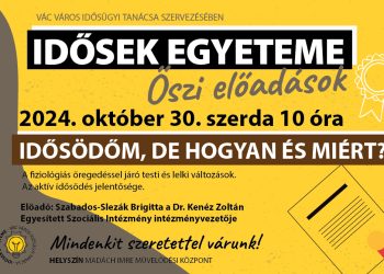 Több előadás is várja az időseket a közeljövőben