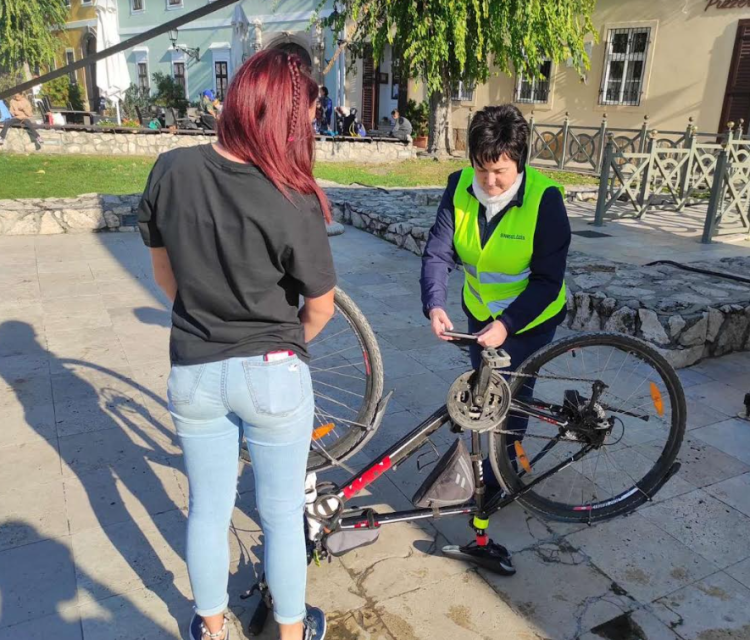 A BikeSafe rendszerbe regisztrálhatják kerékpárjaikat a bringások a főtéren