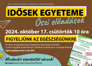 Őszi előadások az Idősek Egyetemén