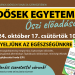 Őszi előadások az Idősek Egyetemén