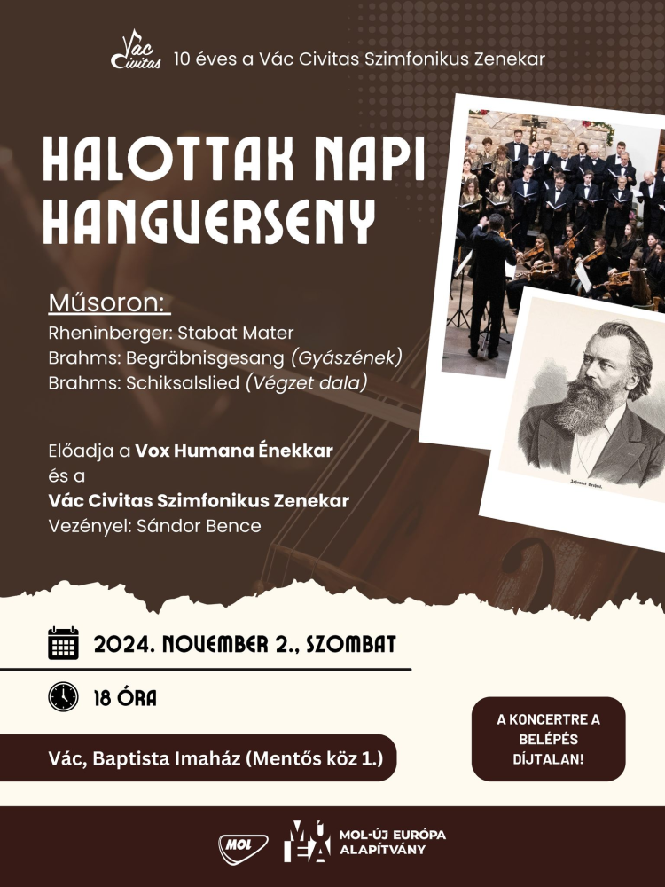 Különleges hangversennyel készülnek halottak napjára – videóval