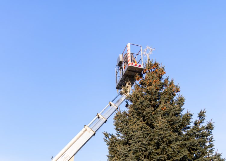 Nézegessen képeket a főtéri karácsonyfa díszítéséről! – galéria