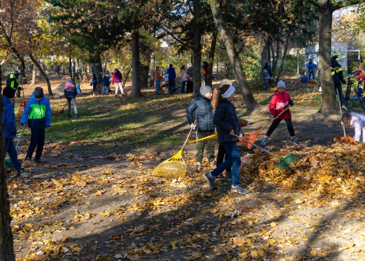 Galéria: több önkéntes is a Rózsakert csinosításán ügyködött