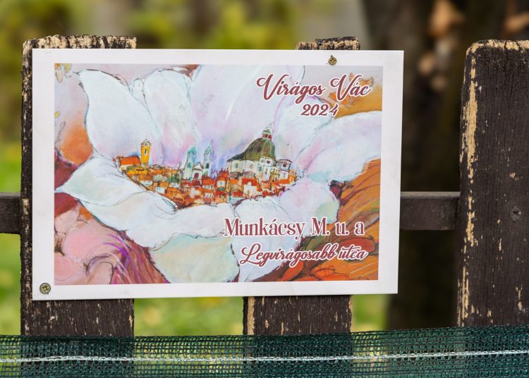 A Munkácsy lett Vác legvirágosabb utcája – galériával