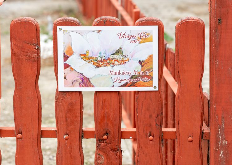 A Munkácsy lett Vác legvirágosabb utcája – galériával