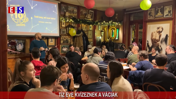 Egyre többen versenyeznek és tanulnak kocsmában Vácon – videó