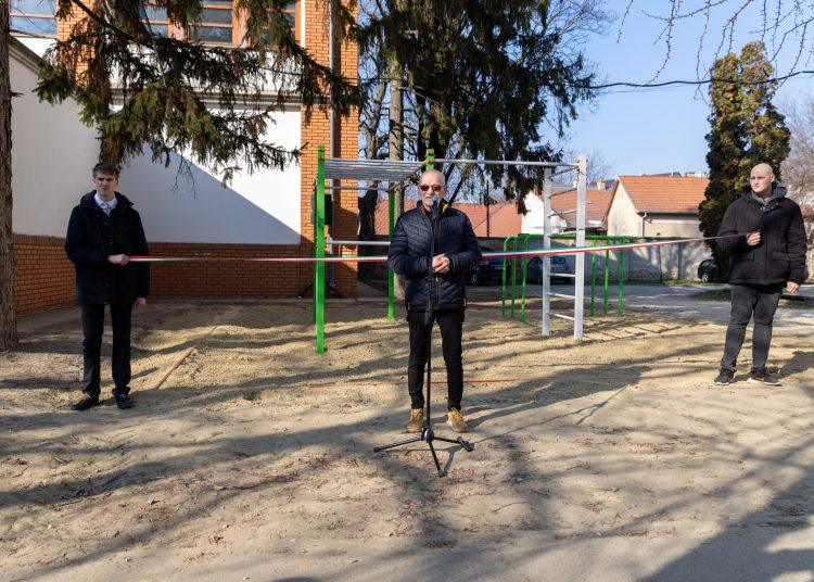 Új edzőparkot avattak a Cházár András EGYMI-ben – galéria és videó