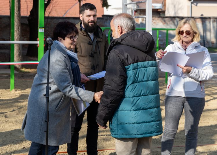 Új edzőparkot avattak a Cházár András EGYMI-ben – galéria és videó