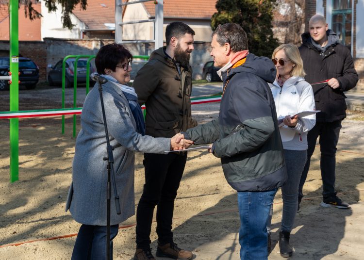 Új edzőparkot avattak a Cházár András EGYMI-ben – galéria és videó