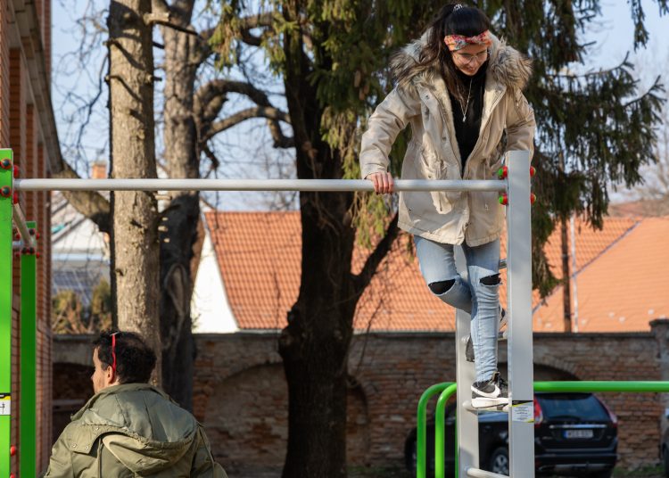 Új edzőparkot avattak a Cházár András EGYMI-ben – galéria és videó