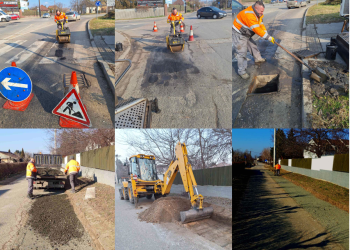 Kátyúzott, ágat darált és árkot tisztított a Városfejlesztő – képekkel