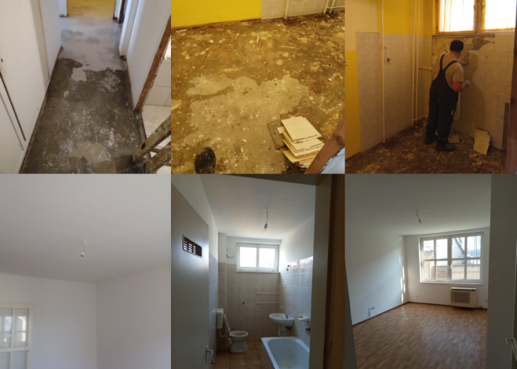 Burkolatot javított, gallyazott és lakást újított fel a Váci Városfejlesztő – képekkel