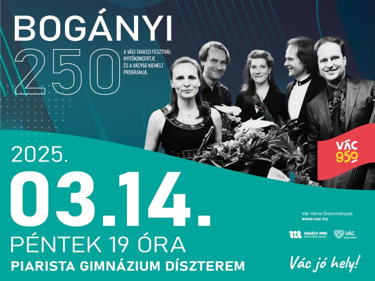 Együtt lépnek fel Vácon a Bogányi-testvérek