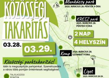 2025. március 28-29.  KÖZÖSSÉGI TAKARÍTÁS