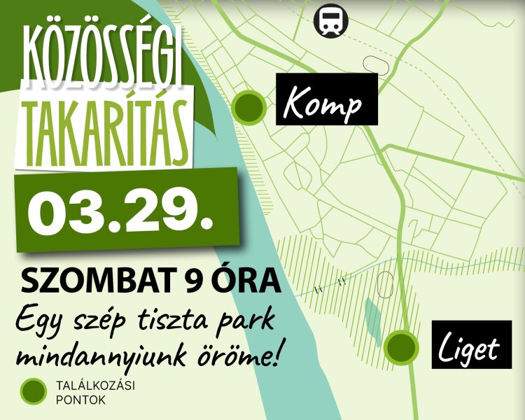 2025. március 28-29. KÖZÖSSÉGI TAKARÍTÁS
