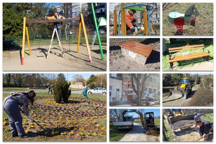 A Váci Városfejlesztő Kft. március 17-e és 23-a között végzett munkáinak összefoglalója