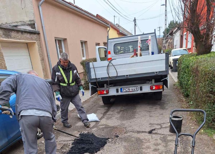 A Váci Városfejlesztő Kft. 2025.03.10. – 2025.03.16. közötti munkái