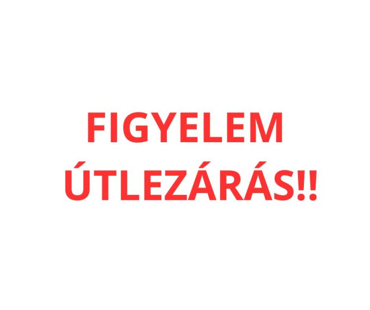 Ideiglenes útzár robbantás miatt